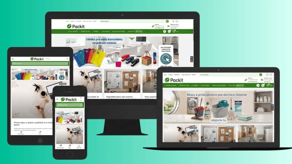 PACKIT.SK - Woocommerce eshop na mieru · 2025 - 4 200+ produktov, load pod 1.8 s, SEO optimalizácia